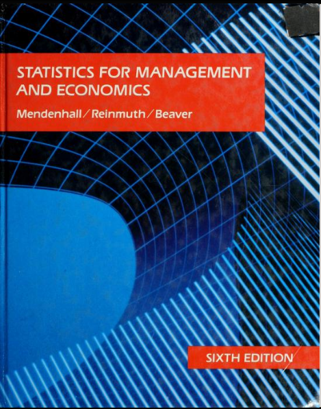 Statistics for Management and Economics (6th Edition) - Scanned Pdf with ocr